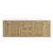 James Martin Vanities Laurent 72in Double Vanity, Light Natural Oak w/ 3 CM White Zeus Top 545-V72-LNO-3WZ - alternate 3